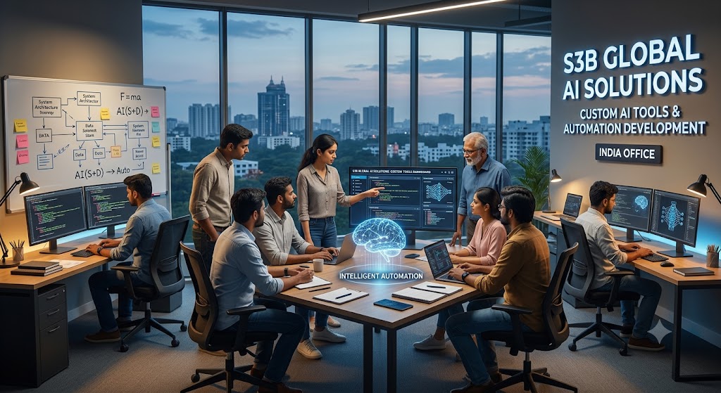 S3B Global AI Solutions | Custom AI Tools & Automation Development Company India